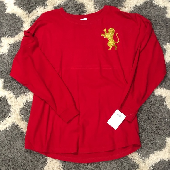 J. America Tops - Harry Potter gryffindor hogwarts spirit jersey